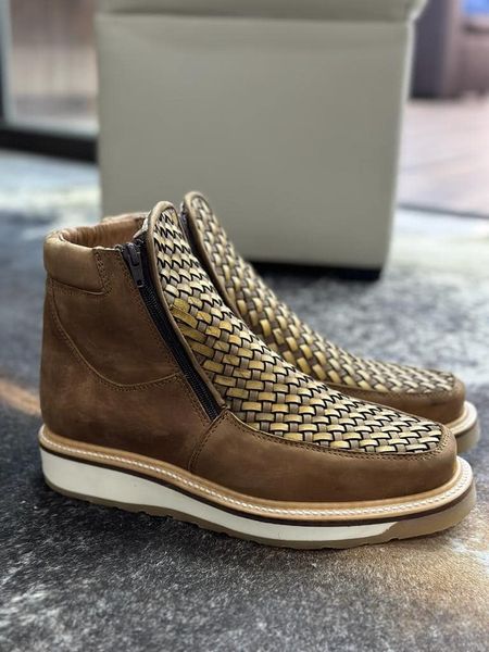 New Vintage Woven Martin Boots