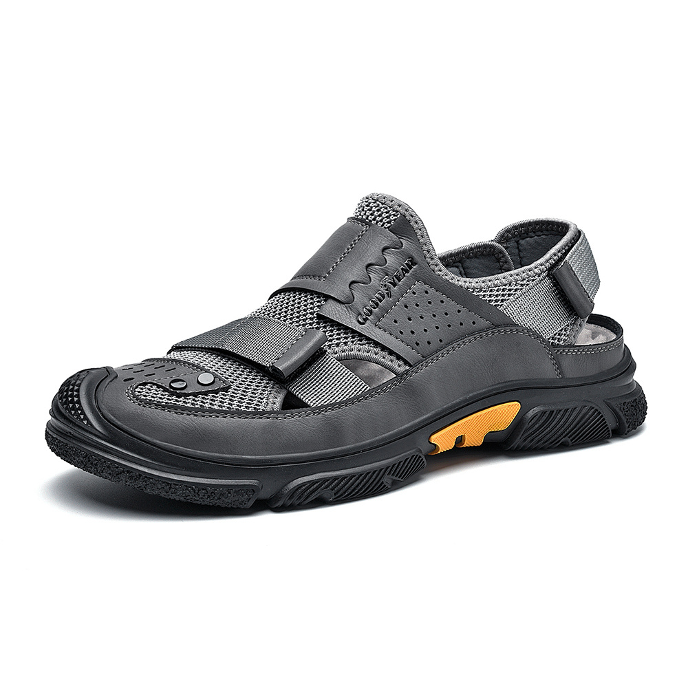 Width adjustable velcro orthopaedic sandals