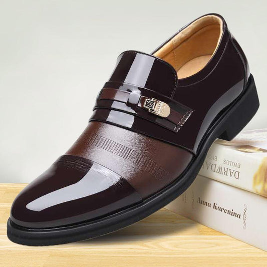 Leather Men Business Dress Loafers Shoes