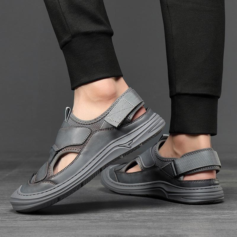 Italian Velcro Mule Sandals