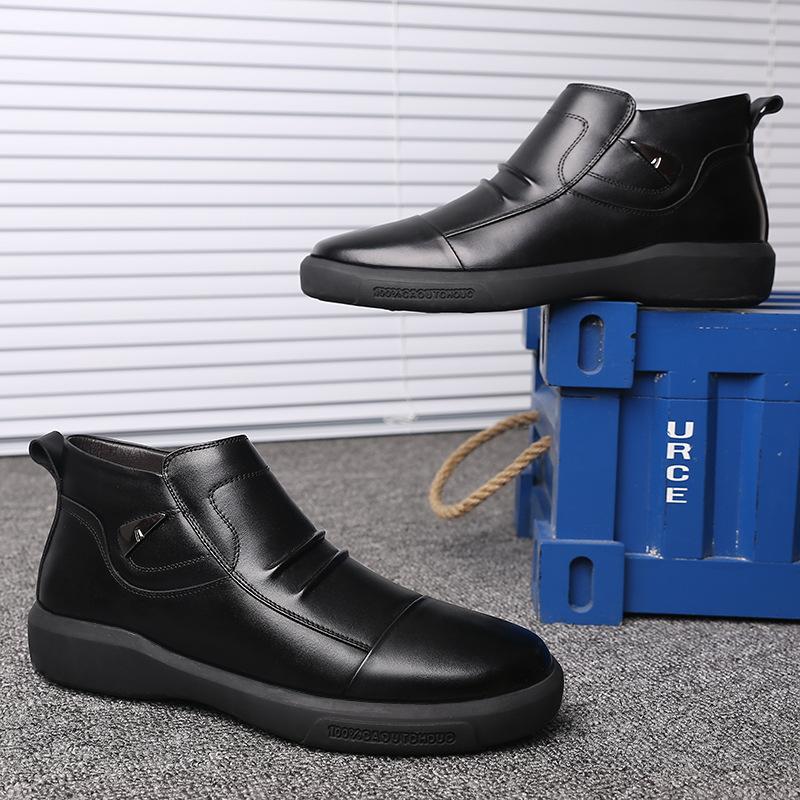 Italian handmade leather men's boots