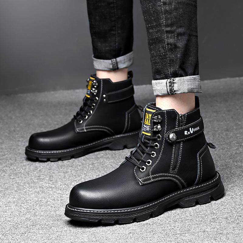 Hasp Zip Martin Boots