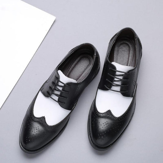 Men Breathable Business Leather Shoes