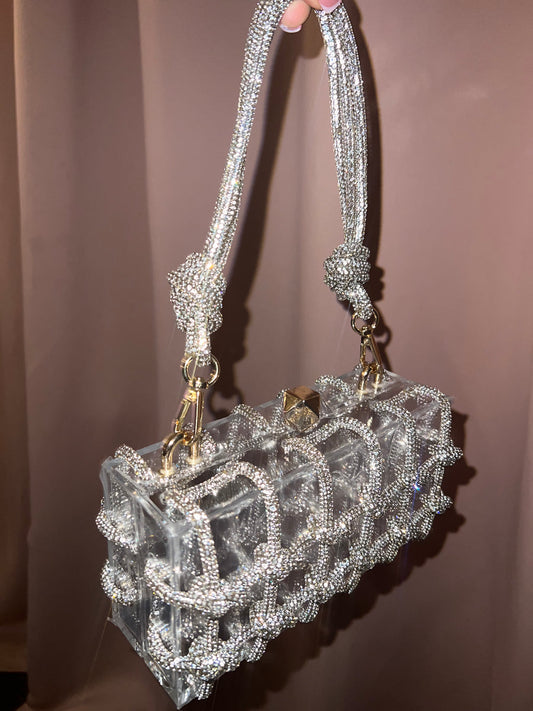 CRYSTAL KNOT BAG